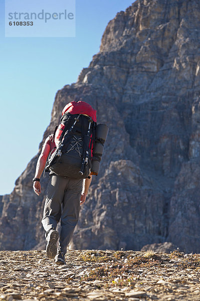 Berg  Mann  Palast  Schloß  Schlösser  wandern  Banff Nationalpark  Alberta  Kanada