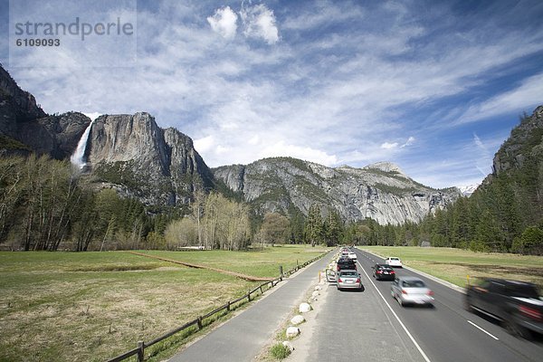 Landschaftlich schön  landschaftlich reizvoll  Fotografie  rennen  Kalifornien  Yosemite Nationalpark  Straßenverkehr