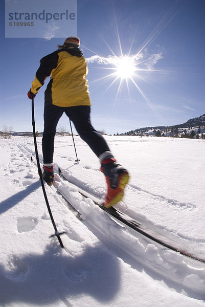 überqueren  Skisport  Kreuz