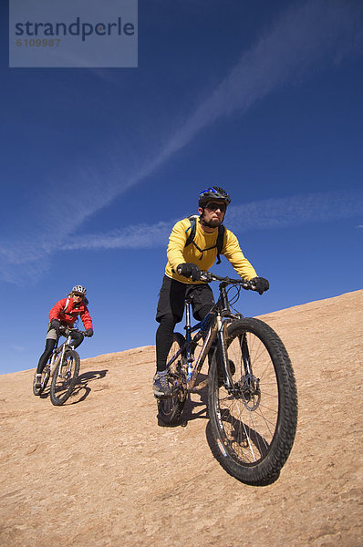 Mountain-biking