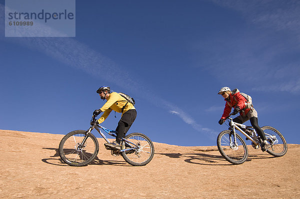 Mountain-biking