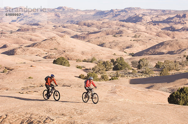 Mountain-biking