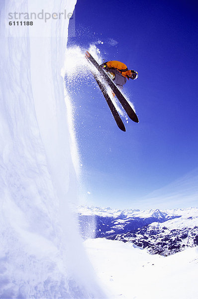Mann  Skisport  Schweiz