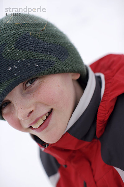 Portrait  Winter  Junge - Person  jung