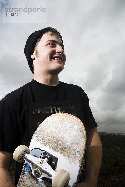 lächeln  Skateboarder  Reise