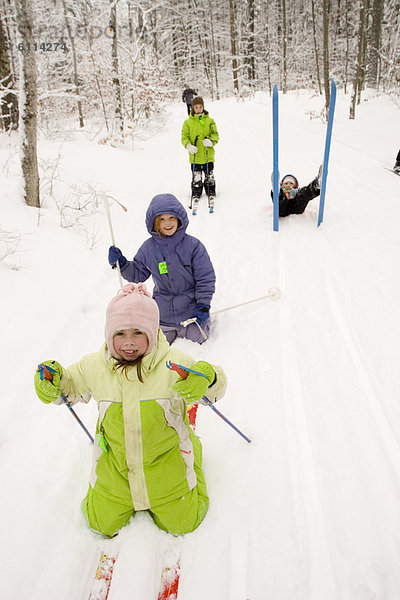 überqueren  Freundschaft  Skisport  Kreuz  Maine