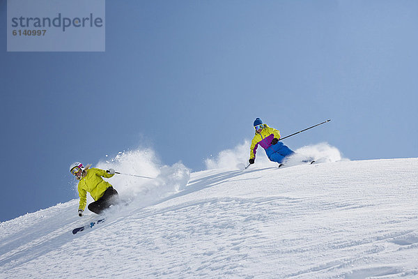 Schnee  Ski  Küste  Hang