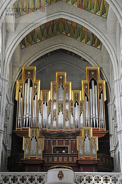 Orgel  Catedral de Nuestra Senora de la Almudena  Santa Maria la Real de La Almudena  Almudena-Kathedrale  Madrid  Spanien  Europa