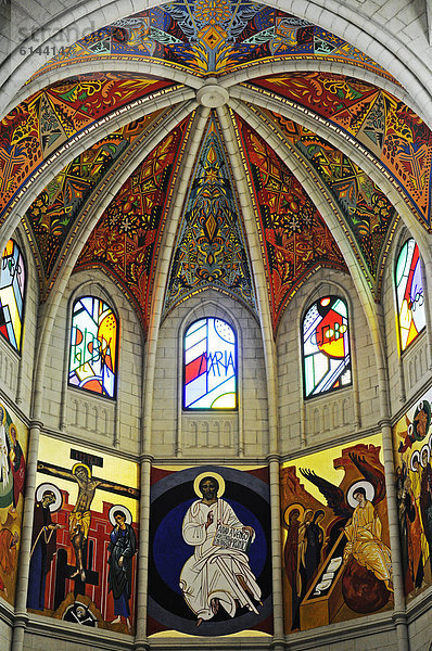 Kuppel  Catedral de Nuestra Senora de la Almudena  Santa Maria la Real de La Almudena  Almudena-Kathedrale  Madrid  Spanien  Europa