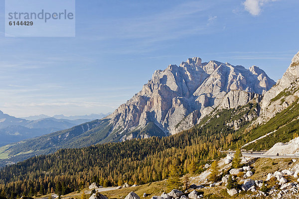 Valparola-Pass  Conturines  3064 m  Lavarela  3055 m  Dolomiten  Italien  Europa