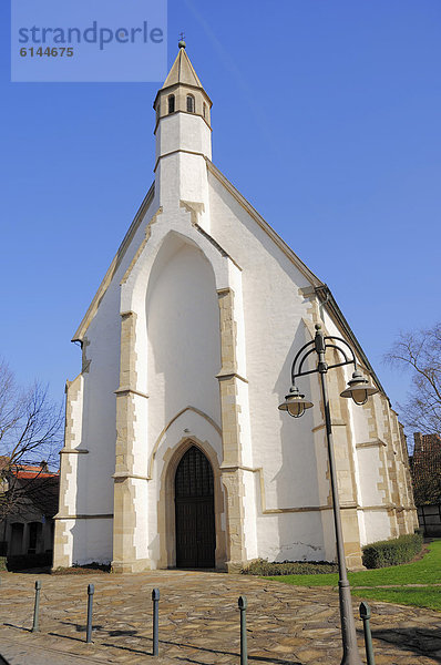 Evangelische Kleine Kirche in Burgsteinfurt  Steinfurt  Münsterland  Nordrhein-Westfalen  Deutschland  Europa  ÖffentlicherGrund
