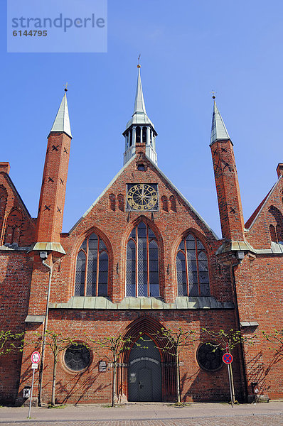 Heiligen-Geist-Hospital am Koberg  erbaut 1286  Hansestadt Lübeck  Schleswig-Holstein  Deutschland  Europa  ÖffentlicherGrund