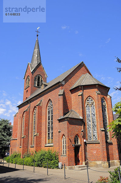 Evangelische Stadtkirche in Oelde  Münsterland  Nordrhein-Westfalen  Deutschland  Europa  ÖffentlicherGrund