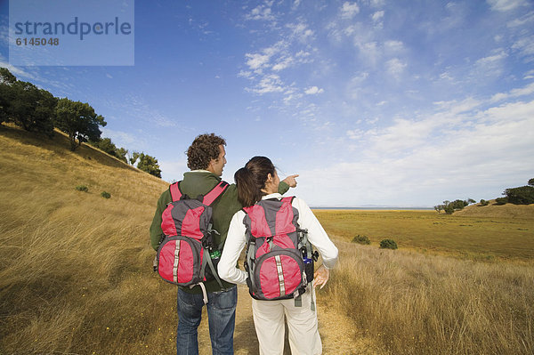 zeigen  wandern  Rückansicht  Ansicht