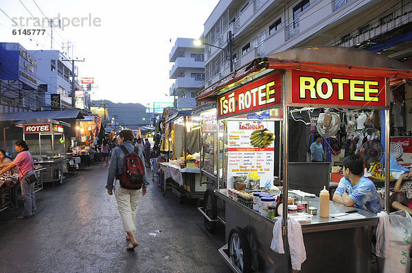 Nachtmarkt  Hua Hin  Thailand  Asien