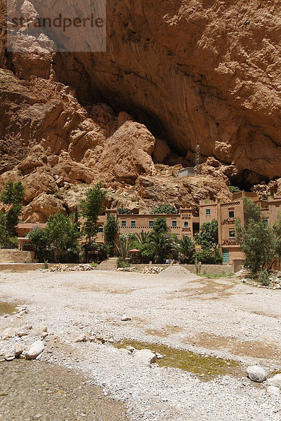 Hotel Yasmina bei den Todra-Schluchten Gorges du Todra  Tinerhir  Souss-Massa-Dra‚  Königreich Marokko  Maghreb  Afrika