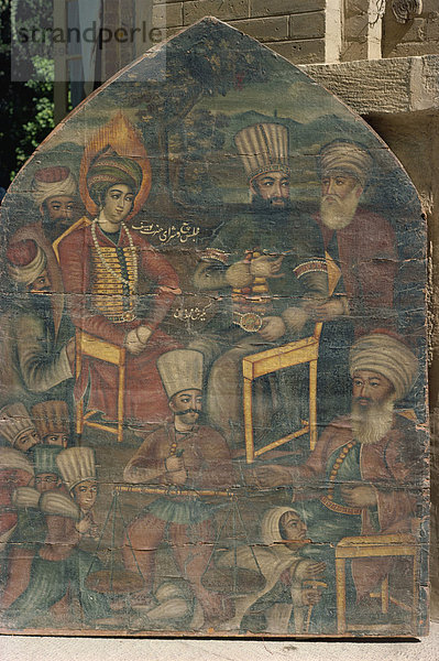 Kadscharen Gemälde  Shiraz Museum  Schiraz  Iran  Naher Osten