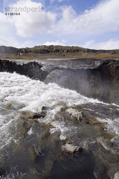 Dettifoss  Island  Polarregionen