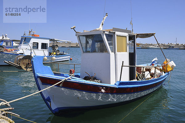Fischerboot  Hafen  Chania  Kreta  Griechenland  Europa