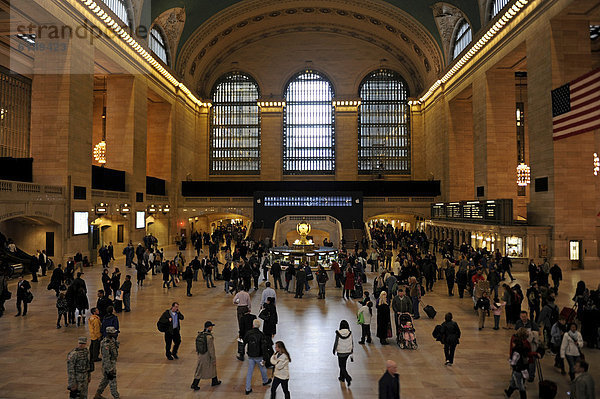 Grand Central Terminal  Midtown Manhattan  New York City  New York  USA  Vereinigte Staaten von Amerika  Nordamerika