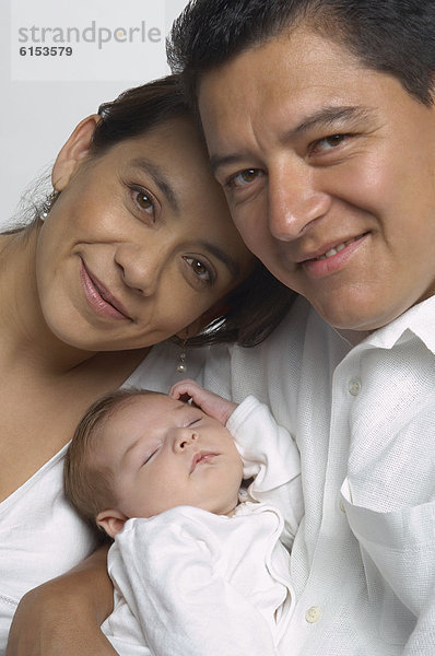 Portrait  Menschliche Eltern  Hispanier  Baby