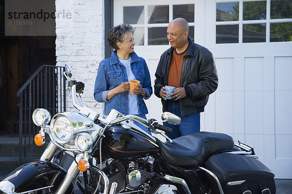 Senior Senioren amerikanisch Motorrad