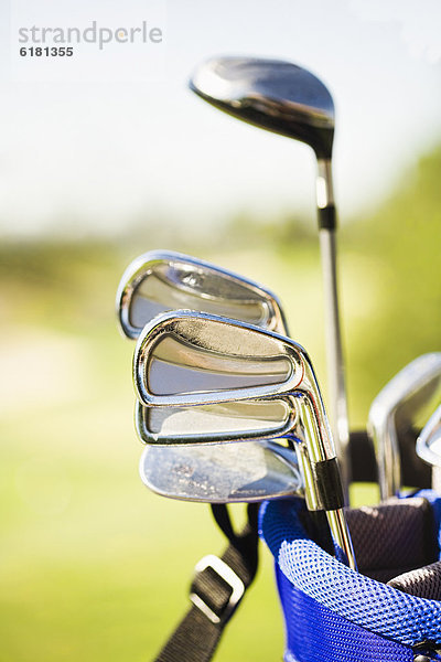 Golf-Clubs in Golf-bag