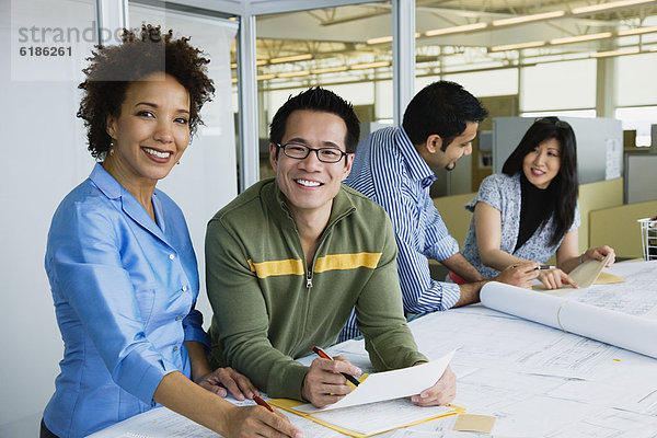 Mensch  Büro  Menschen  arbeiten  multikulturell  Business