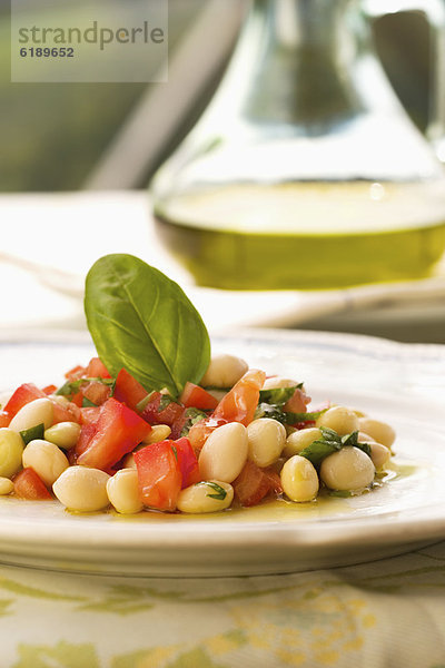 Frische  Salat  Bohne  Italienisch