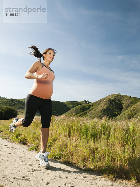 Frau  Hispanier  rennen  Schwangerschaft  Zimmer