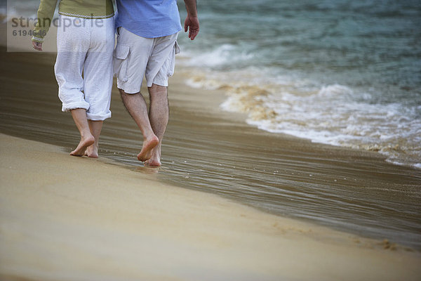 gehen  Strand  Hispanier