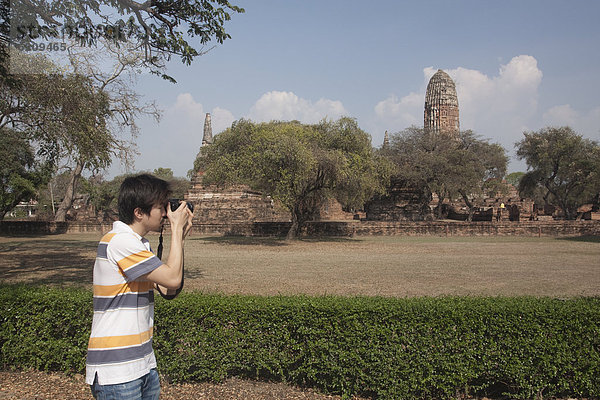 Außenaufnahme  Mann  fotografieren