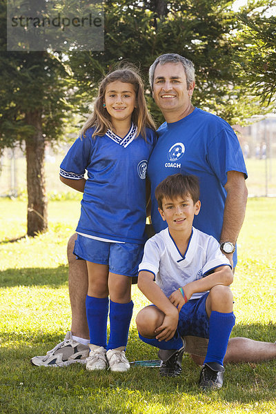 Menschlicher Vater Fußball