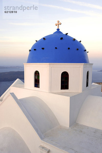 Kuppel  Kirche  blau  Griechenland  russisch orthodox  russisch-orthodox  Kuppelgewölbe  griechisch