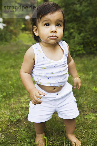 gehen  Junge - Person  Hispanier  Gras  Baby