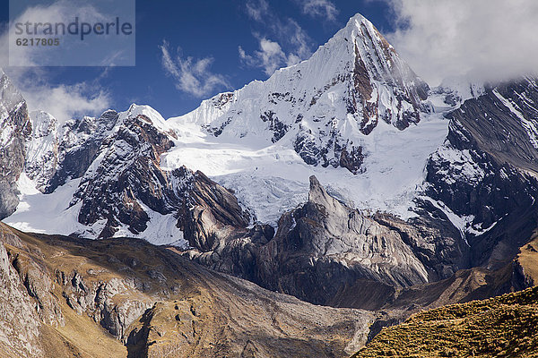 Nevado Jirishanca Chico  Cordillera Huayhuash  Anden  Peru  Südamerika