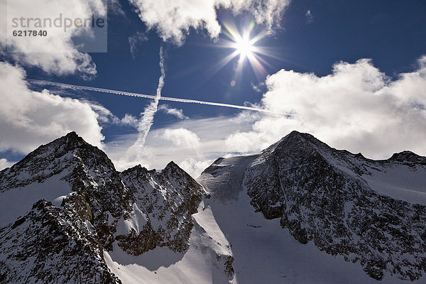 Östliche und westliche Seespitze  Stubaier Alpen  Tirol  Österreich  Europa