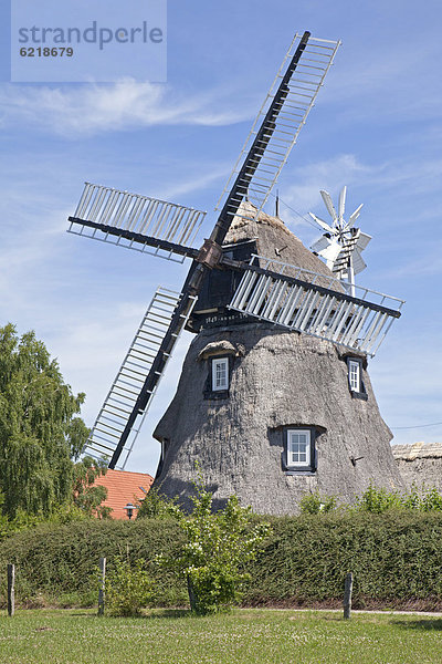 Windmühle  Dorf Mecklenburg  Mecklenburg-Vorpommern  Deutschland  Europa
