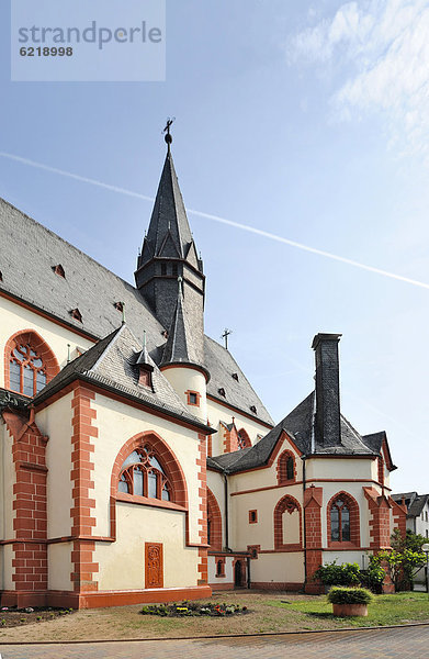 Katholische Pfarrkirche St. Martin  Bingen  Unesco Weltkulturerbe Oberes Mittelrheintal  Rheinland-Pfalz  Deutschland  Europa