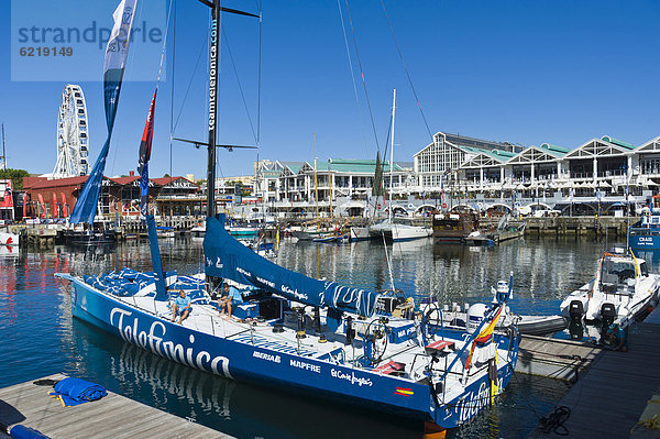 Volvo Ocean Race Crew an der V&A Waterfront vor der Regatta nach Abu Dhabi  Kapstadt  Südafrika  Afrika