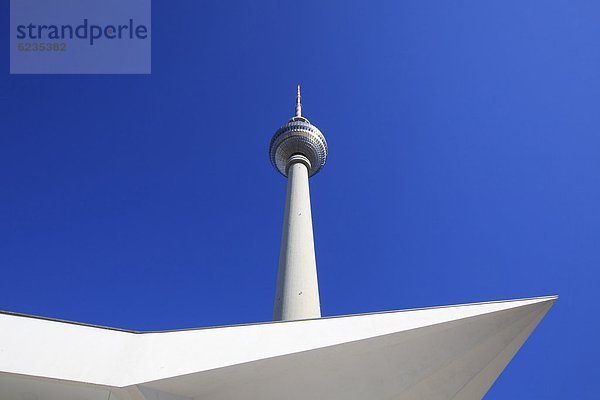 Fernsehturm am Alexanderplatz  Berlin  Deutschland