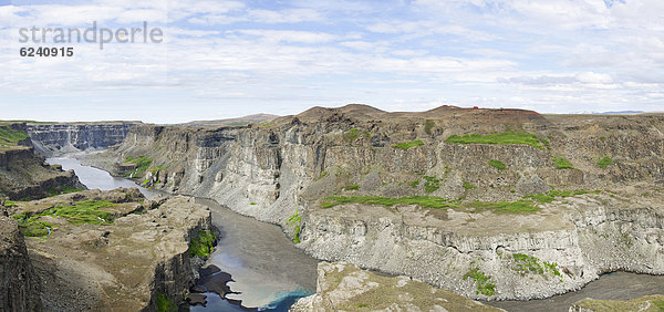 Canyon nahe dem Hafragilsfoss  Jökuls· · Fjöllum  Jökuls·rglj_fur-Nationalpark  Island  Europa