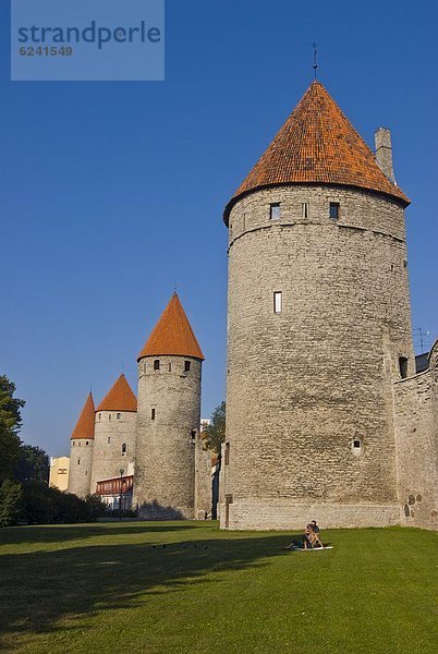 Tallinn  Hauptstadt  Stadtmauer  Europa  Stadt  UNESCO-Welterbe  Estland  alt