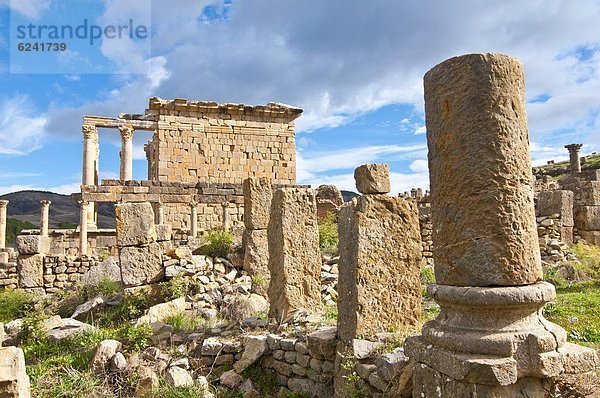 Nordafrika  Ruine  UNESCO-Welterbe  Afrika  Algerien  Basilika  römisch