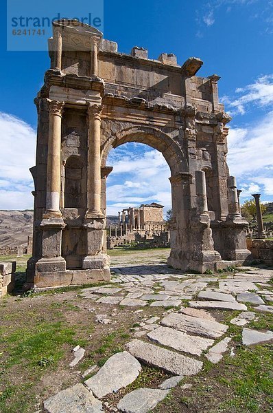Nordafrika  Ruine  Brücke  UNESCO-Welterbe  Afrika  Algerien  römisch