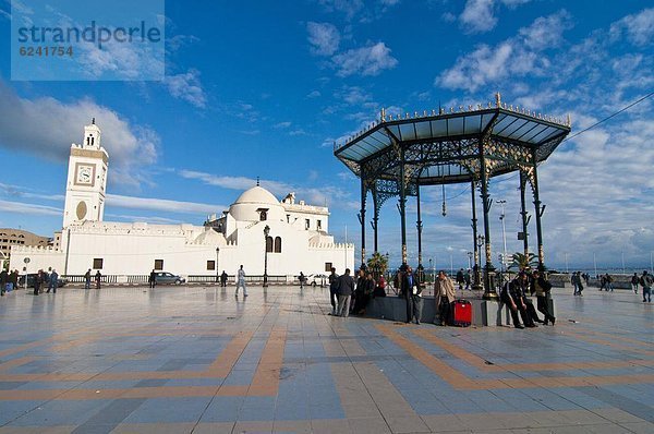 Nordafrika  Algier  Hauptstadt  Hafen  Afrika  Algerien  Fischer  Moschee  Platz