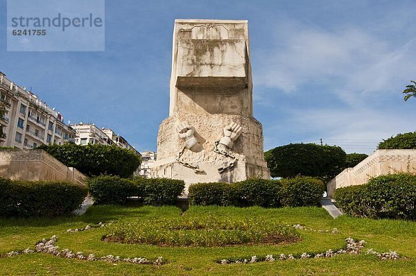 Nordafrika  Algier  Hauptstadt  Freiheit  Monument  Afrika  Algerien  Prachtstraße