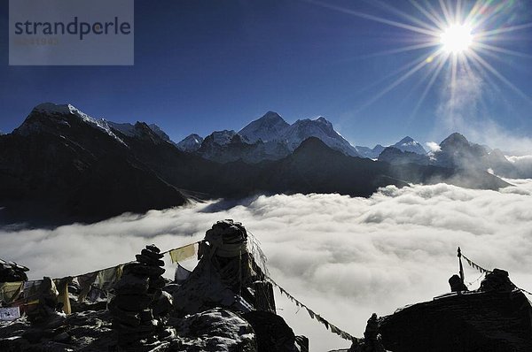 Mount Everest  Sagarmatha  UNESCO-Welterbe  Asien  Nepal