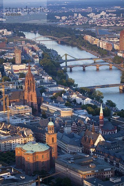 Europa  Fluss  Frankfurt am Main  Deutschland  Hessen