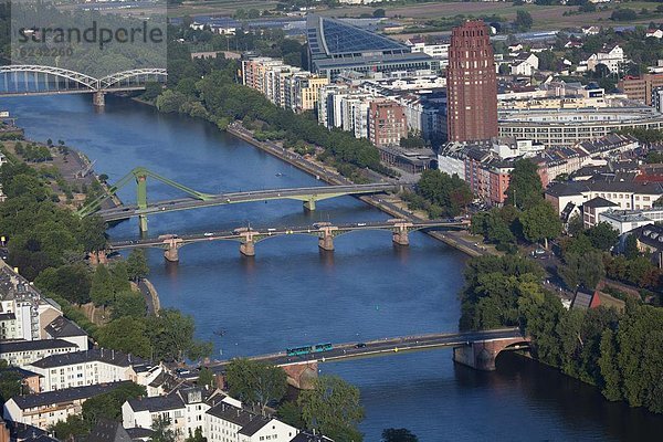 Europa  Fluss  Frankfurt am Main  Deutschland  Hessen